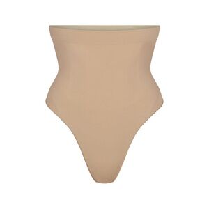 SKIMS SEAMLESS SCULPT HIGH WAIST THONG NWOT - CLAY